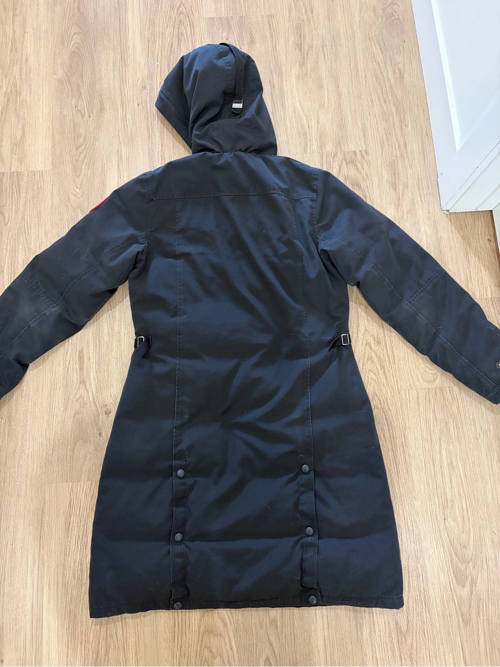 Canada Goose Women's Long Hooded Parka - Black - Picture 2 of 3